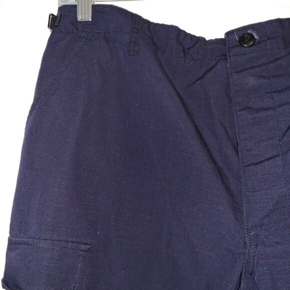 Propper Mens Navy Blue Cargo Pants M/R 65% Polyester 35% Cotton Ripstop Durable - Picture 3 of 12